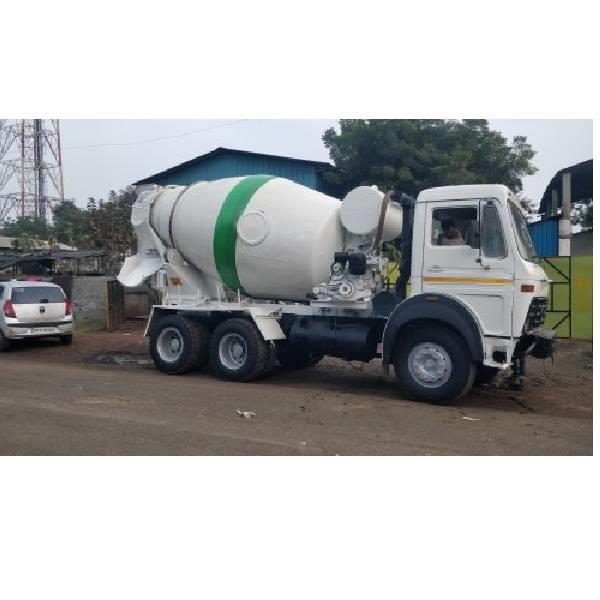 Transit mixer on site